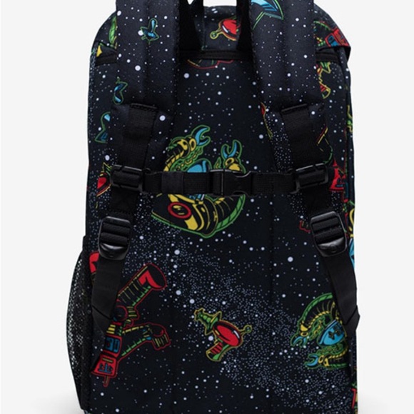 Herschel Kids Little America Youth Backpack in Space Robots NWT - Picture 10 of 10